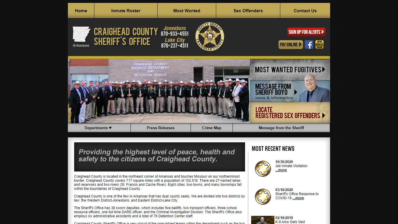 Craighead County Arkansas Sheriff's Office | Jonesboro ...